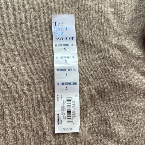 Extra soft sweater light size S tan - Picture 2 of 3